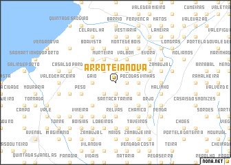 map of Arroteia Nova