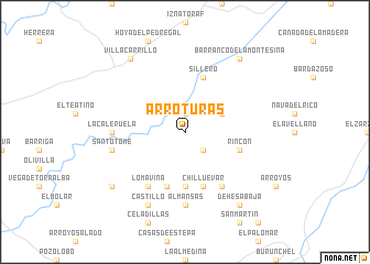 map of Arroturas