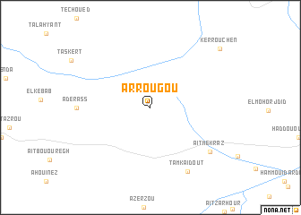 map of Arrougou