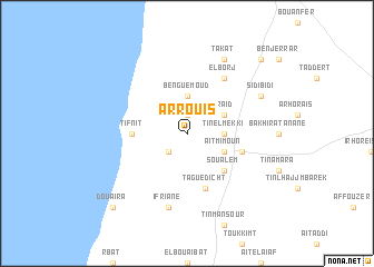 map of Arrouïs