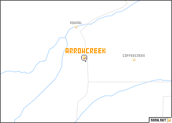 map of Arrow Creek