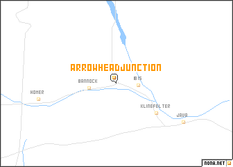 map of Arrowhead Junction