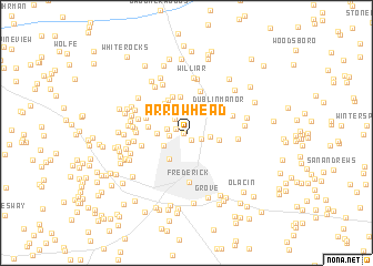 map of Arrowhead