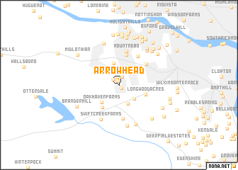 map of Arrowhead