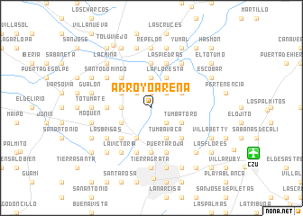 map of Arroyo Arena