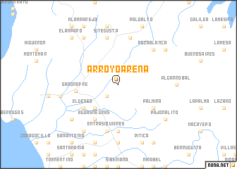 map of Arroyo Arena