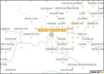 map of Arroyo Arriba