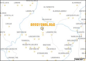 map of Arroyo Balado