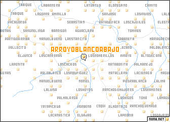 map of Arroyo Blanco Abajo