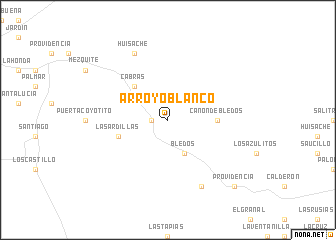 map of Arroyo Blanco
