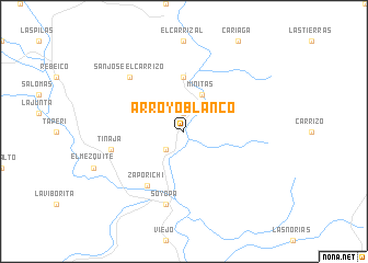 map of Arroyo Blanco