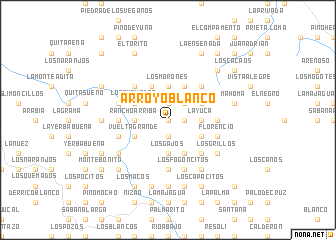 map of Arroyo Blanco