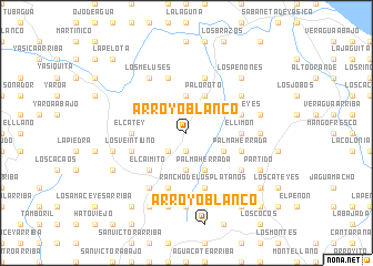map of Arroyo Blanco