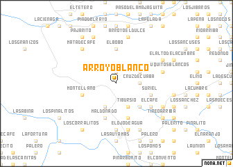 map of Arroyo Blanco