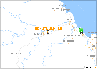 map of Arroyo Blanco