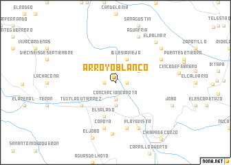 map of Arroyo Blanco