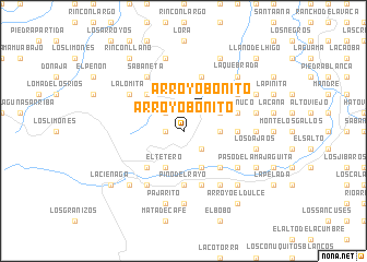 map of Arroyo Bonito