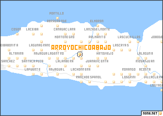 map of Arroyo Chico Abajo