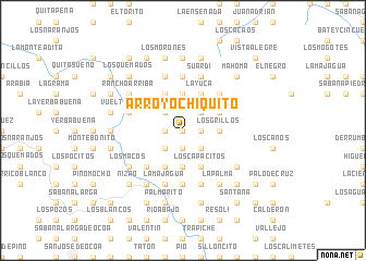 map of Arroyo Chiquito