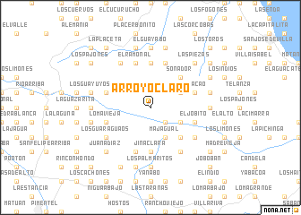 map of Arroyo Claro