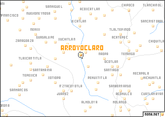 map of Arroyo Claro