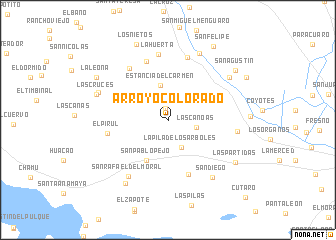 map of Arroyo Colorado