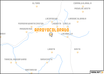 map of Arroyo Colorado
