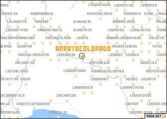 map of Arroyo Colorado