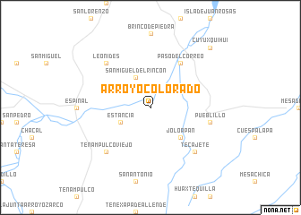 map of Arroyo Colorado