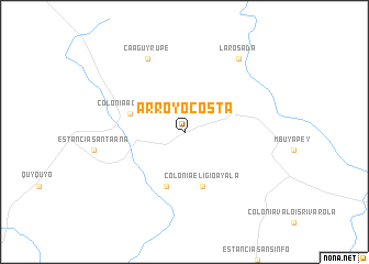 map of Arroyo Costa