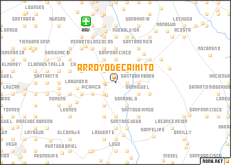 map of Arroyo de Caimito