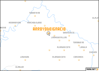 map of Arroyo de Ignacio