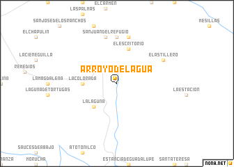 map of Arroyo del Agua