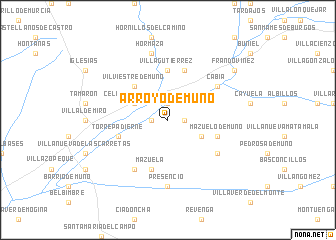 map of Arroyo de Muñó