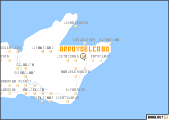 map of Arroyo El Cabo