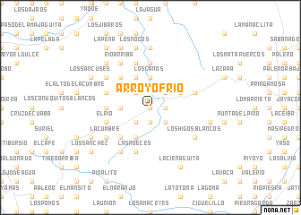 map of Arroyo Frío