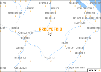 map of Arroyo Frío