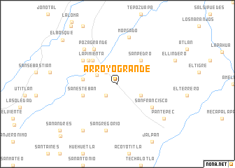 map of Arroyo Grande