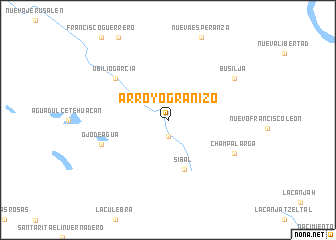 map of Arroyo Granizo