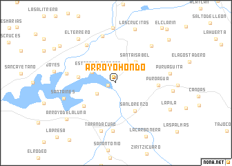 map of Arroyo Hondo