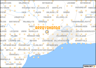 map of Arroyo Hondo