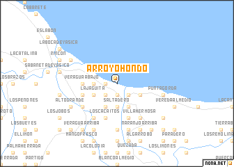 map of Arroyo Hondo