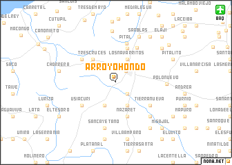 map of Arroyo Hondo