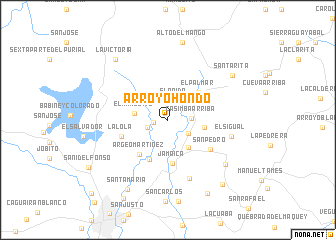 map of Arroyo Hondo