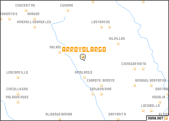 map of Arroyo Largo