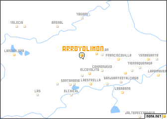 map of Arroyo Limón