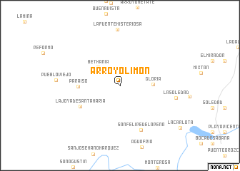 map of Arroyo Limón