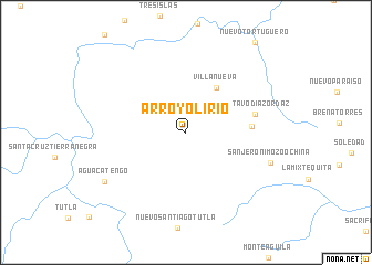 map of Arroyo Lirio