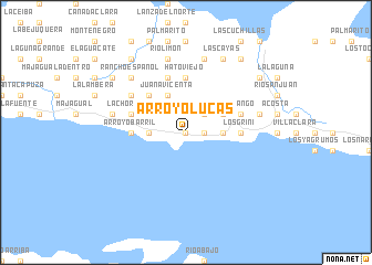 map of Arroyo Lucas