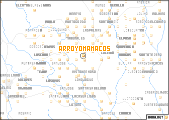 map of Arroyo Mamacos